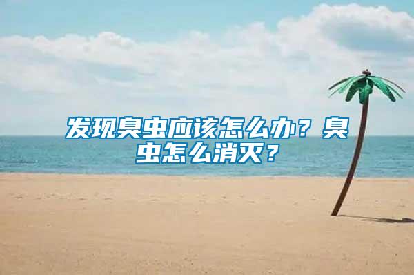 發現臭蟲應該怎么辦？臭蟲怎么消滅？