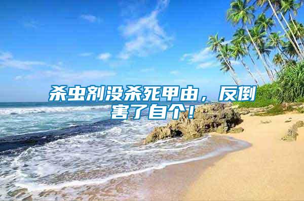 殺蟲劑沒殺死甲由，反倒害了自個(gè)！