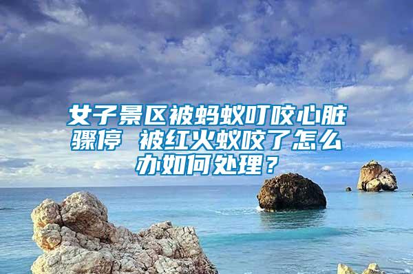 女子景區被螞蟻叮咬心臟驟停 被紅火蟻咬了怎么辦如何處理？