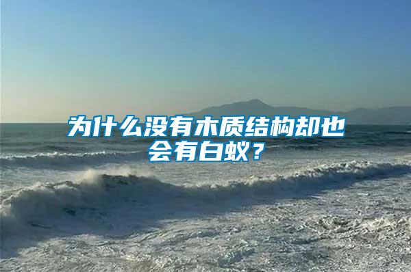 為什么沒(méi)有木質(zhì)結(jié)構(gòu)卻也會(huì)有白蟻？