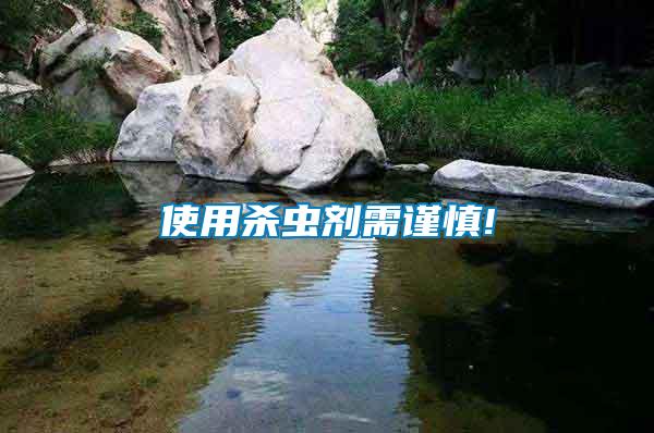 使用殺蟲(chóng)劑需謹(jǐn)慎!