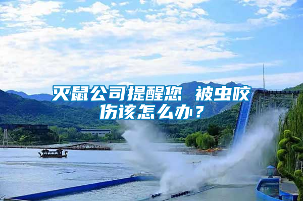 滅鼠公司提醒您 被蟲(chóng)咬傷該怎么辦？